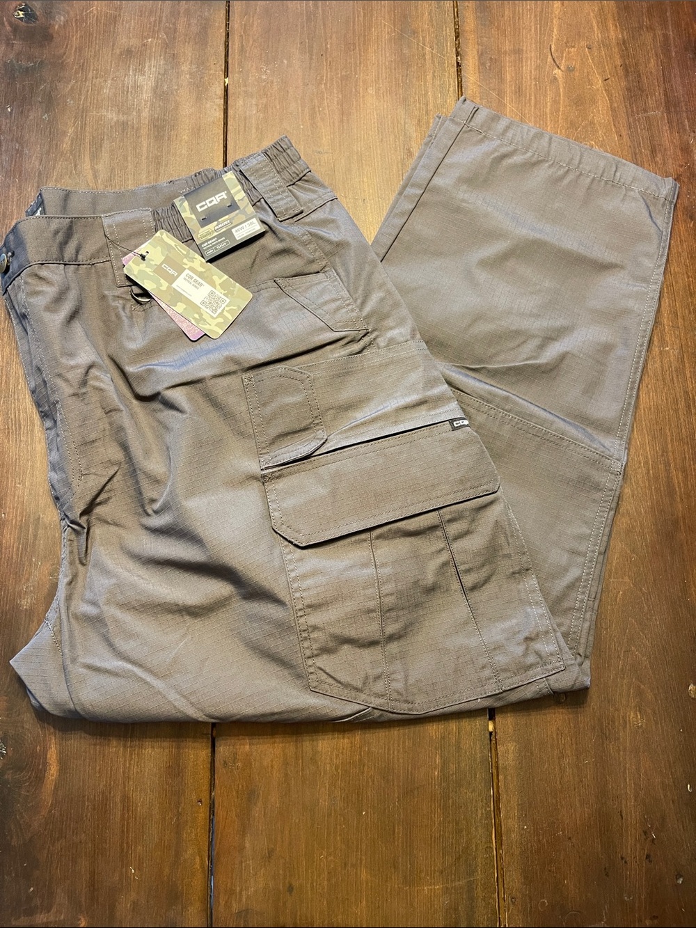 CQR Tactical Series Durable Men’s Gray Cargo Pants 46 x30